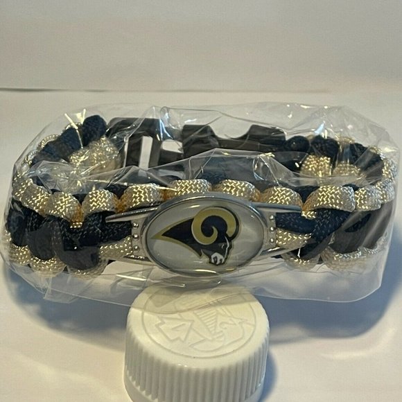 Los Angeles Rams NFL Paracord Bracelet NEW!! - Picture 1 of 2